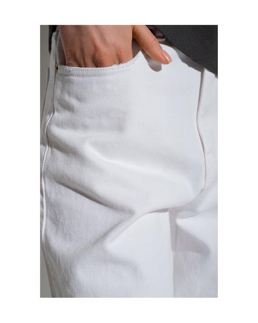 Golden Goose Deluxe Brand White Wide-Leg Jeans