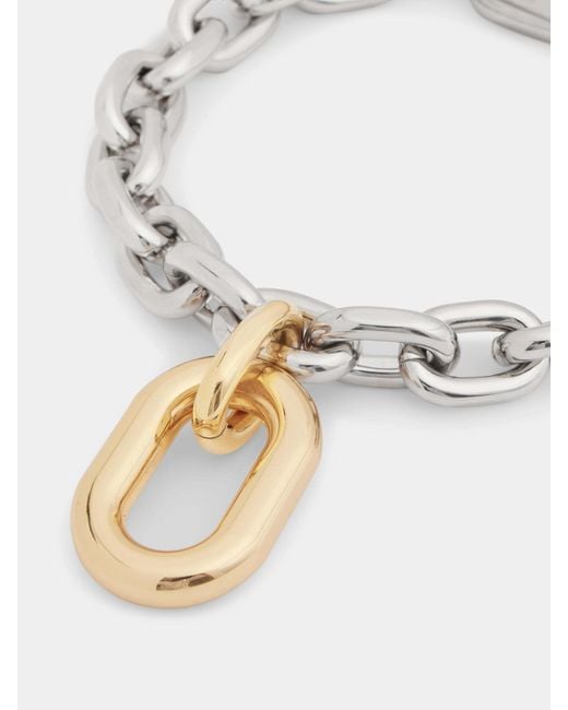 Rabanne Metallic Xl Link Necklace