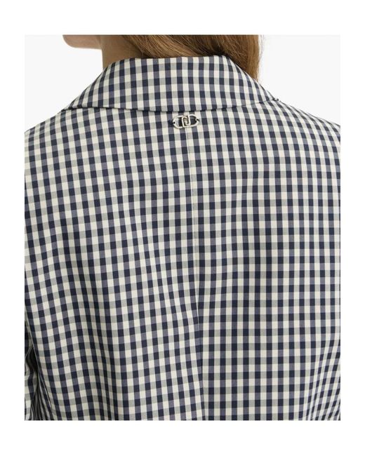 Liu Jo Blue Single Breasted Blazer