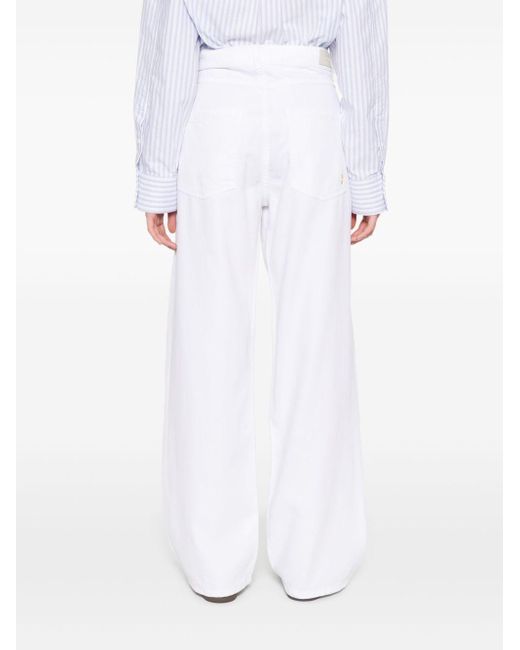 ICON DENIM White Straight Leg Jeans