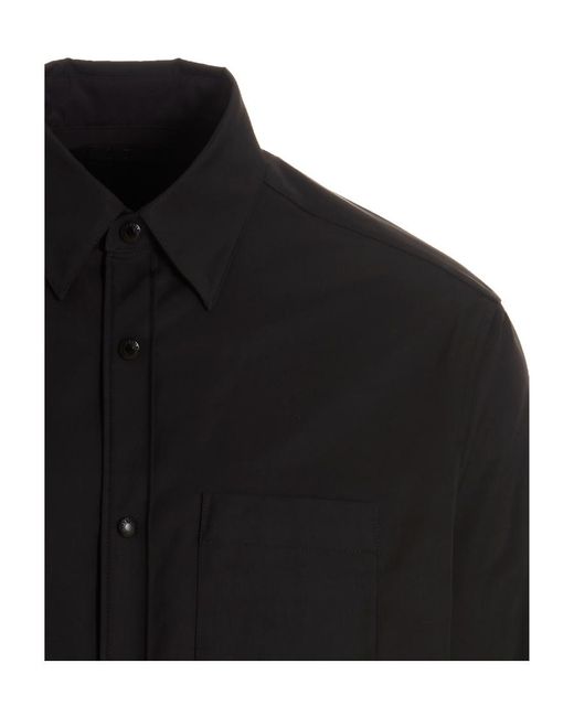 Valentino Black Collared Button-Up Shirt for men