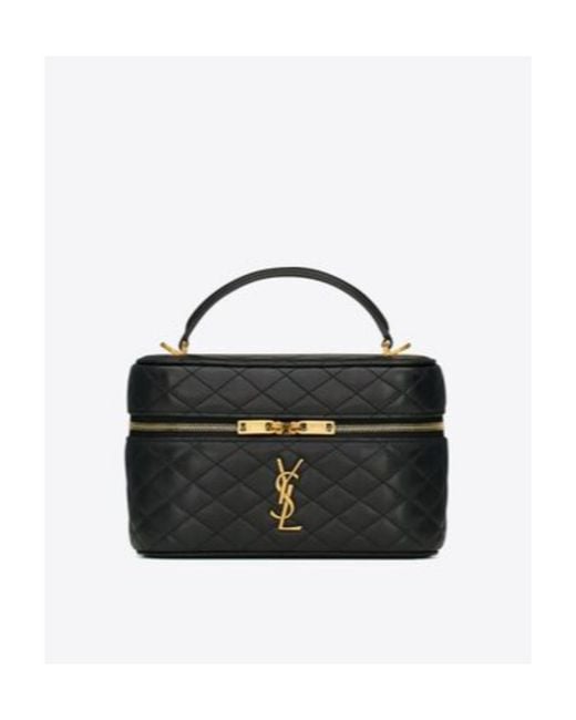 Saint Laurent White Gaby Vanity Bag