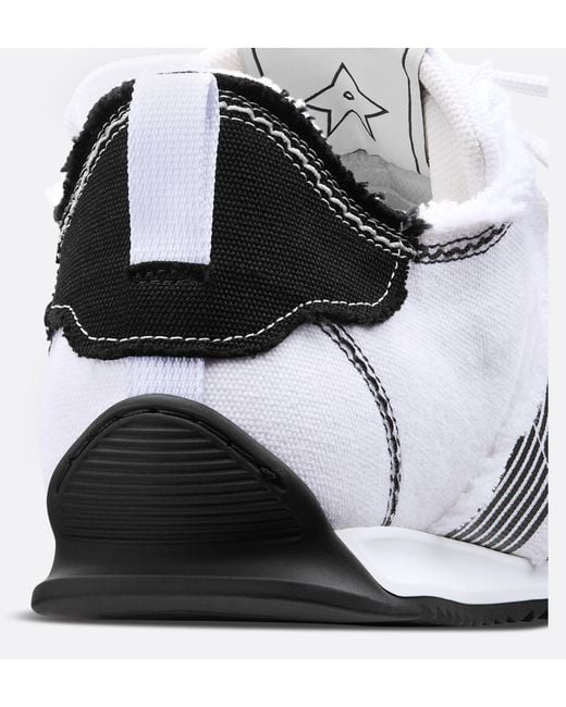 Dior White Round Toe Sneakers