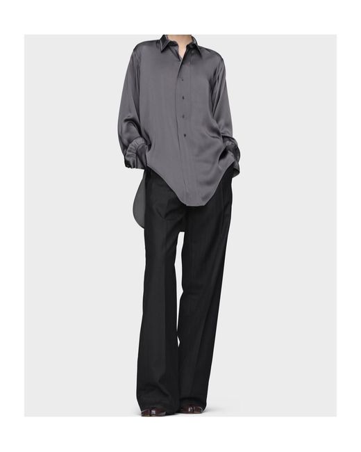 Maison Margiela Gray Long-Sleeved Shirt
