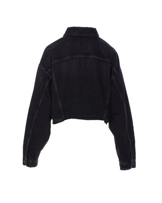 Miu Miu Blue Long Sleeve Casual Denim Jacket