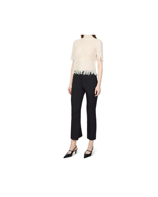 McQueen Black Straight Pants