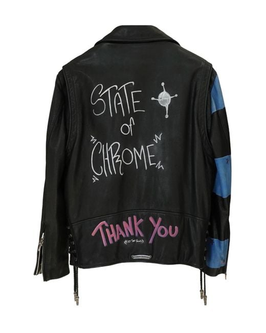 Chrome Hearts Black Long Sleeve Casual Jacket for men