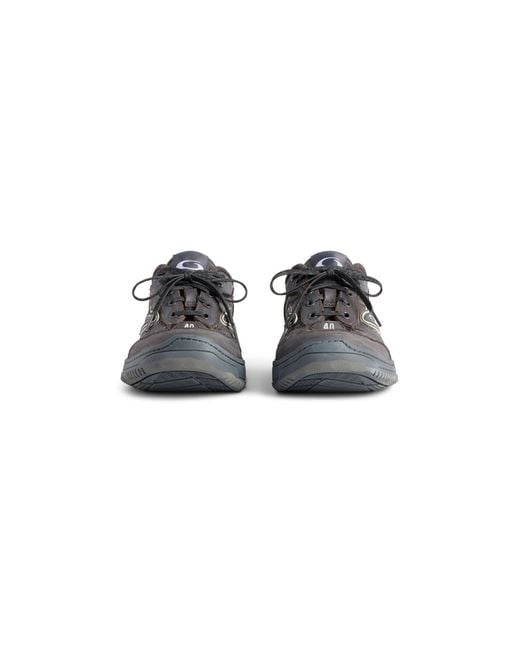 Balenciaga Gray Hamptons Worn-Out Sneaker for men