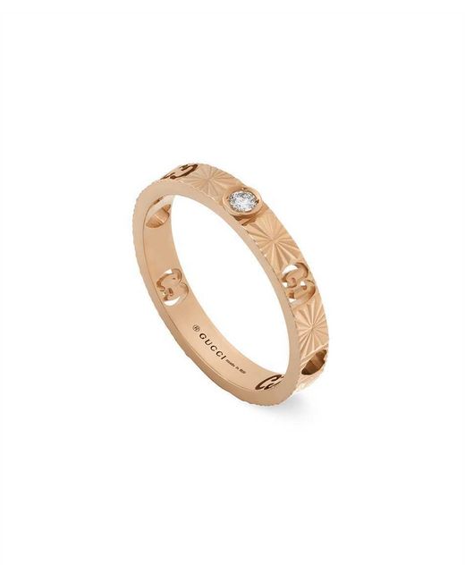 Gucci Metallic Logo Ring