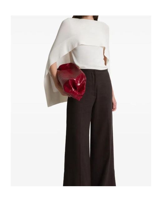 Alberta Ferretti White Turtleneck Cover-Up