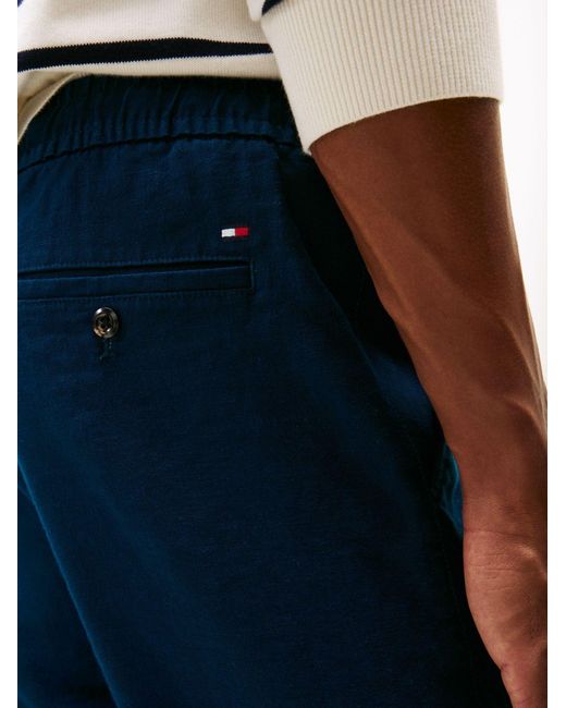 Tommy Hilfiger Blue Harlem Relaxed Tapered Leg Chinos for men