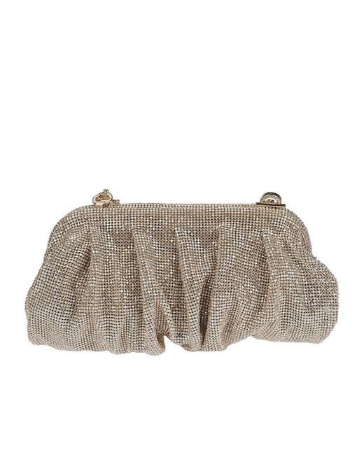 Benedetta Bruzziches Gray Chain Shoulder Bag
