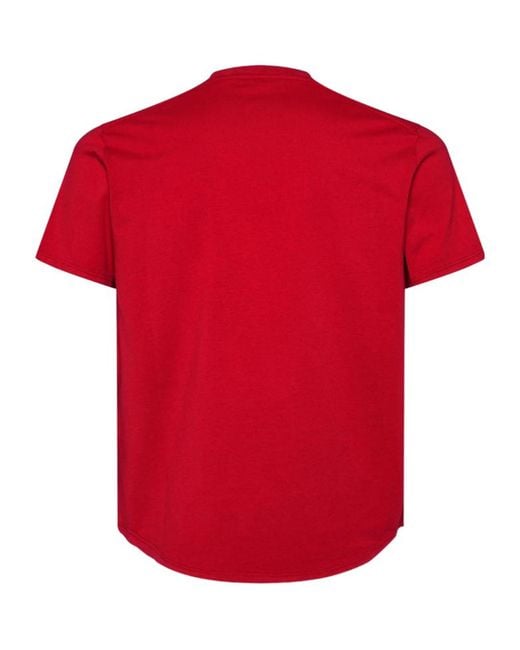 DSquared² Red Graphic Printed Crewneck T-Shirt for men