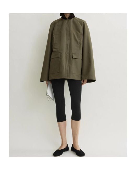 Totême Green Totême Summer Country Pocket Detailed Jacket