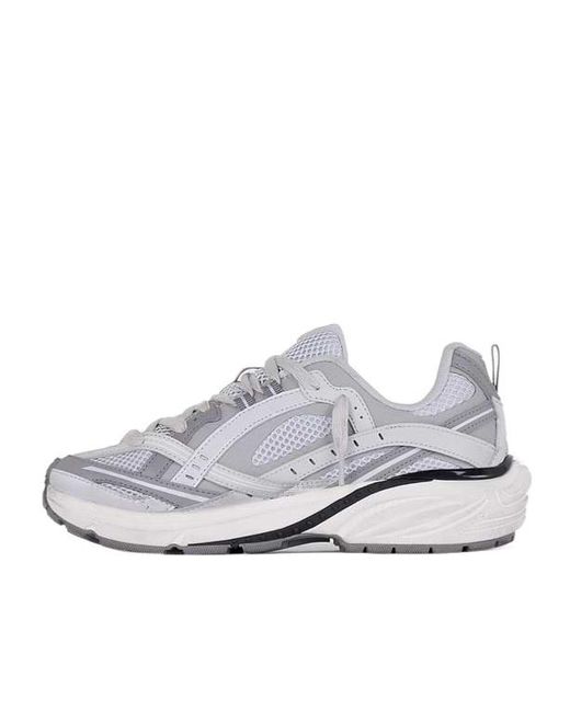 Represent White Storm Lace-Up Running Sneakers for men