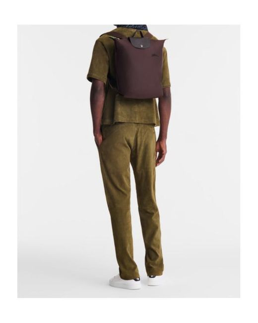 Longchamp Brown Le Pliage M Backpack