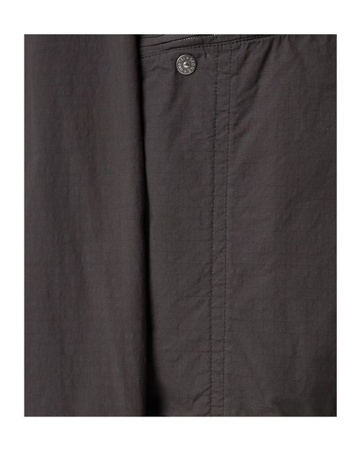 Stone Island Gray Jacket With Cotton Mesh-Lined Hood And Anti-Drop for men