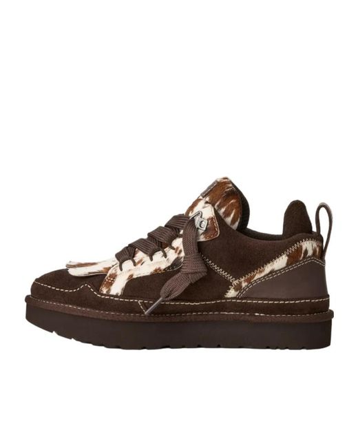 Ugg Brown Round-Toe Sneakers