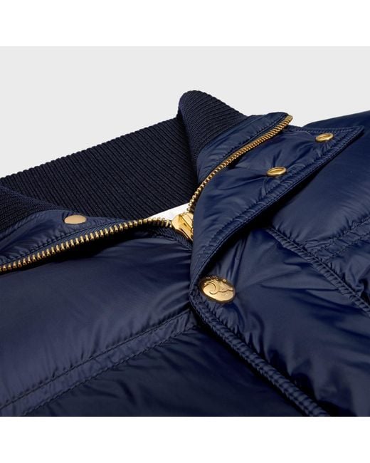 Céline Blue Puffer Jacket