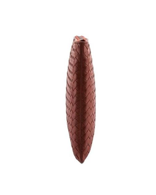 Bottega Veneta Red Intrecciato Clutch for men