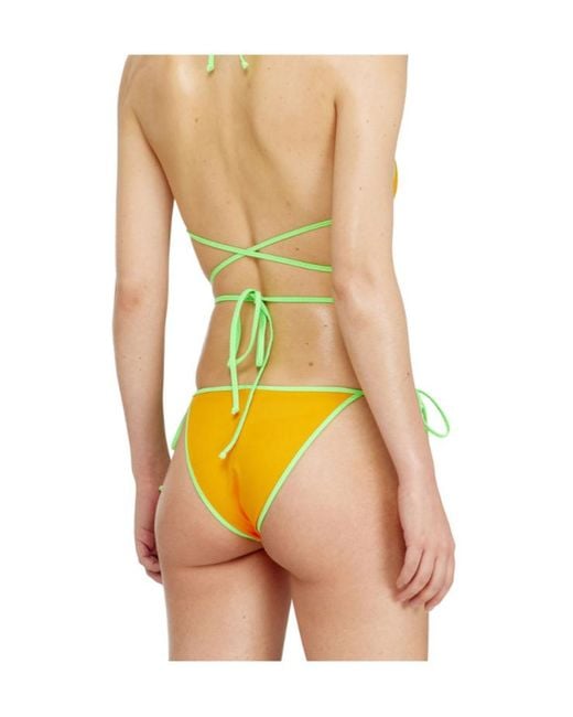 DIESEL Yellow Bikini Bottoms With Side Ties