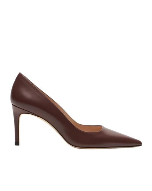 Stuart Weitzman Brown Stuart Power Pump 75