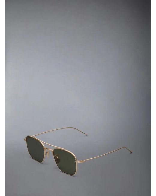 Thom Browne Multicolor Eyewear Squared Frame Sunglasses for men