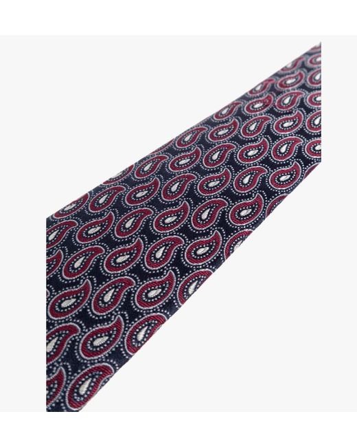 Etro Purple Paisley Tie for men