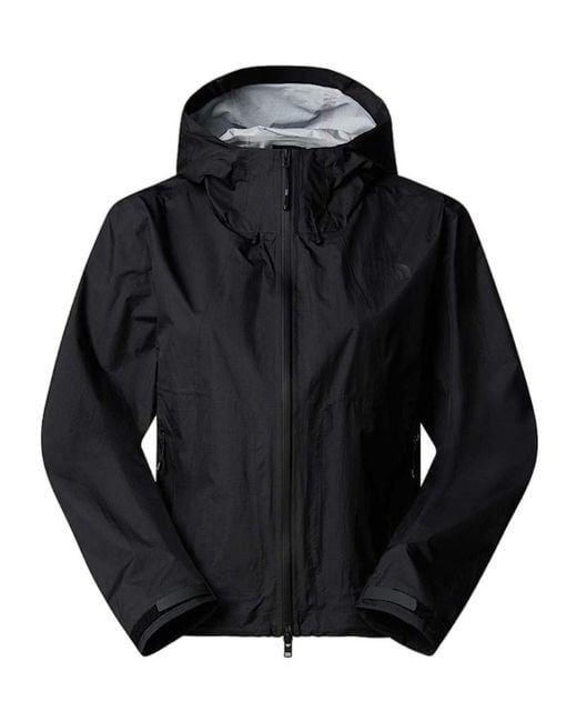 The North Face Black Drawstring Packable Rain Jacket