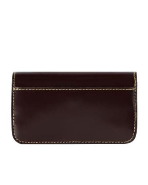 Tory Burch Brown Flap Shoulder Bag