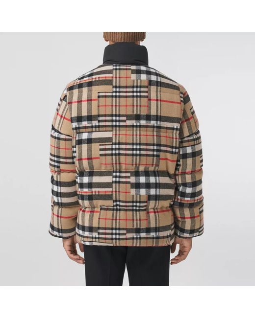 Burberry Black Diamond-Quilted Midi Jacket for men