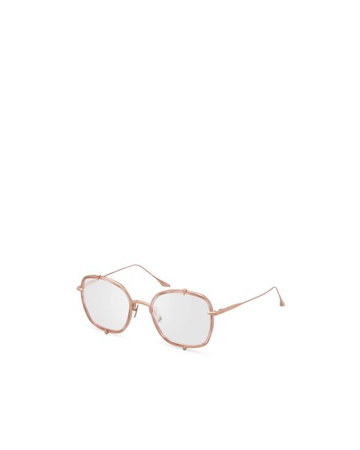 Dita Eyewear White Talon Three Square Frame Sunglasses for men
