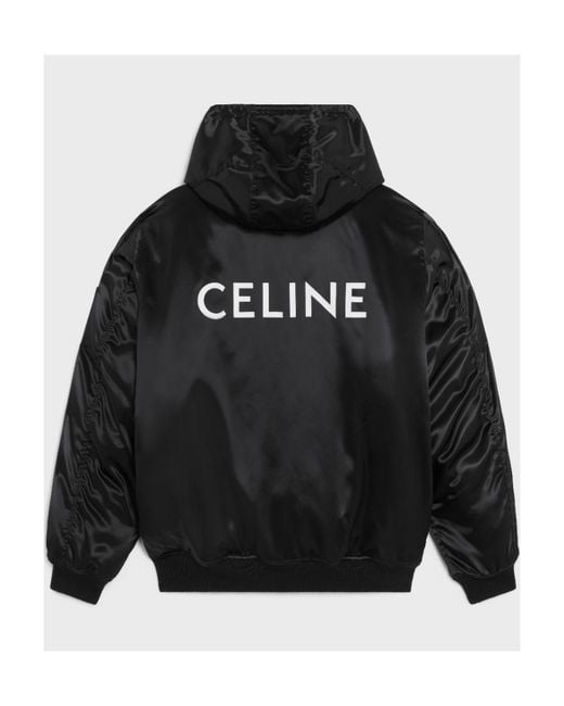 Céline Black Bomber Jacket for men