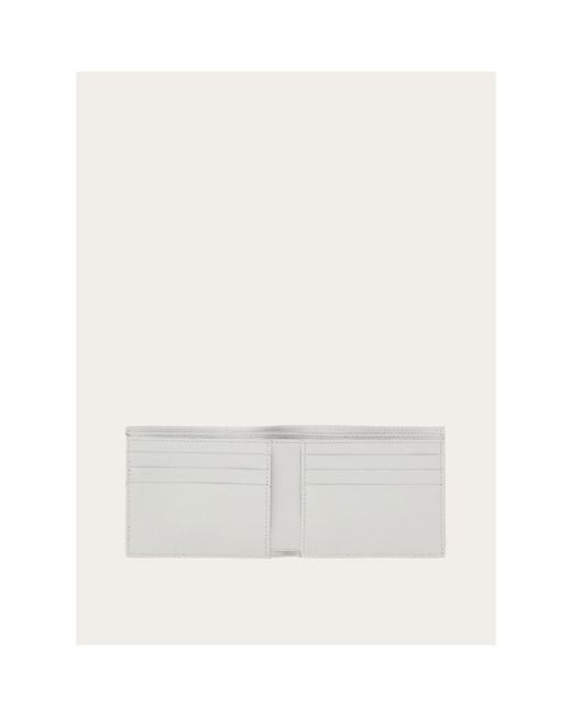 Ferragamo White Logo Wallet for men