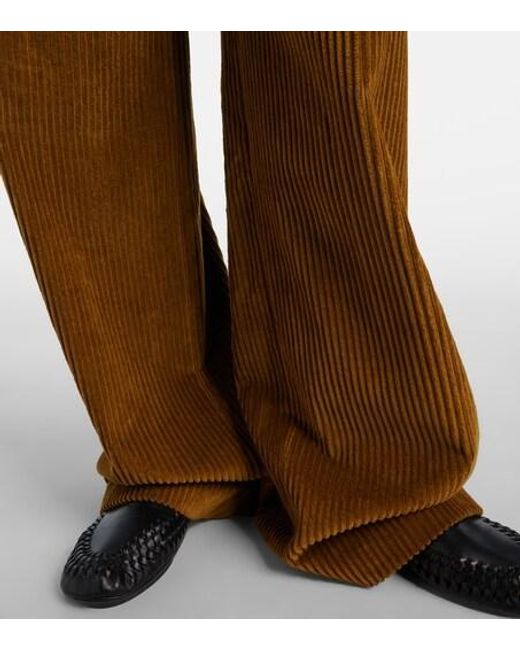 Proenza Schouler Brown Cotton Corduroy Wide-Leg Pants