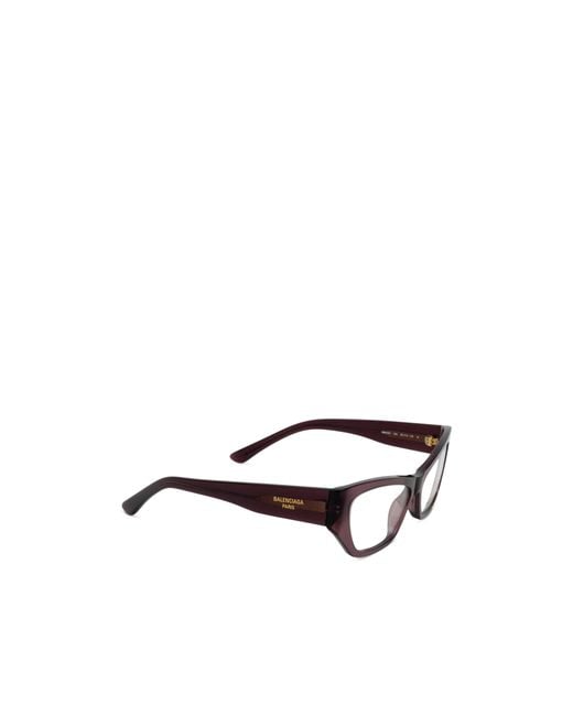 Balenciaga White Eyewear Cat-Eye Frame Glasses