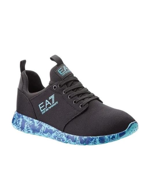 EA7 Blue Logo Details Casual Sports Shoes for men