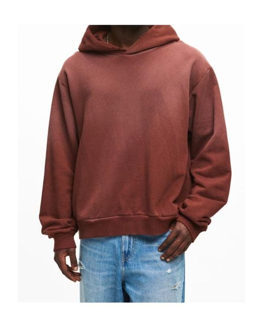 Acne Brown Logo Hoodie for men