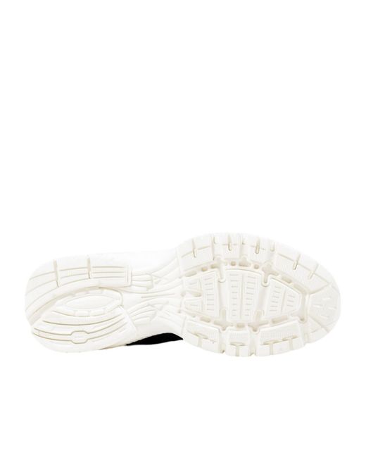 ARMANI EXCHANGE Black Logo-Patch Sneakers