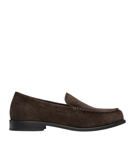 A.P.C. Brown Suede Loafers for men