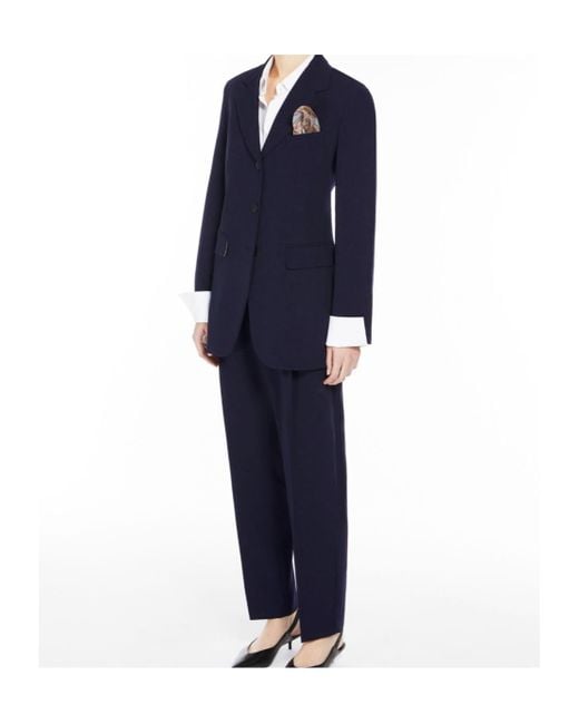 Max Mara Blue Bonito Trousers