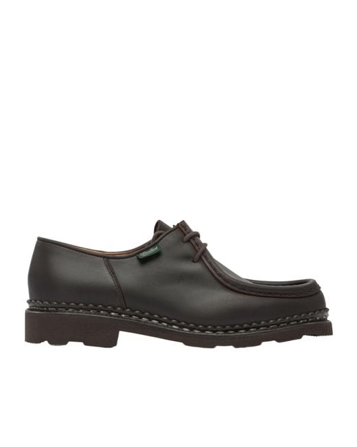 Paraboot Black Michael Lace-Up Shoes for men