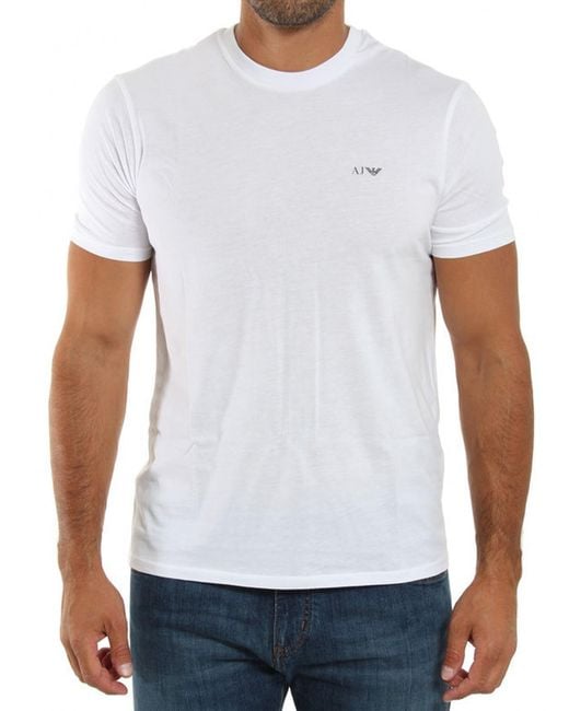 Armani Jeans Blue Short-Sleeved T-Shirt for men