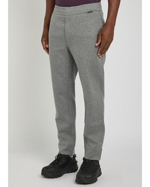 Moncler Gray Casual Sports Pants for men