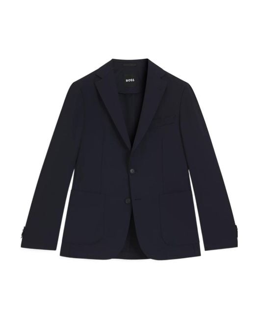 Boss Blue Boss Single-Breasted Slim Fit Blazer for men