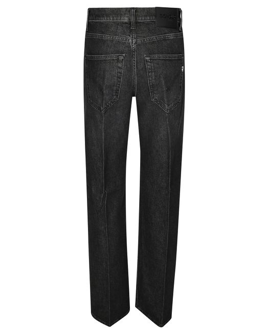 Dondup Black Jacklin Straight Leg Jeans