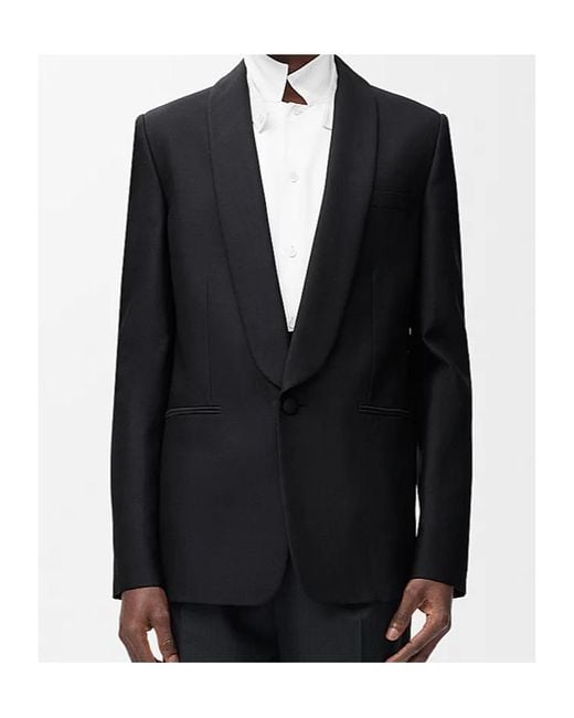 Loewe Black Shawl Lapel Blazer for men