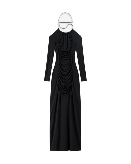 Coperni Black Cut-Out Dress