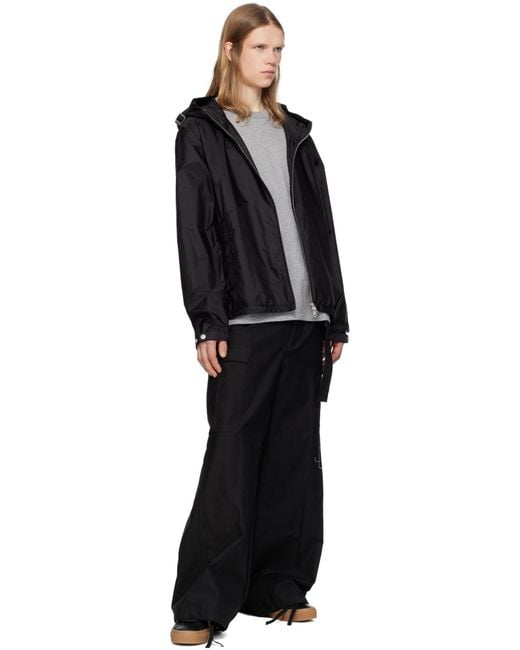 Moncler Black Remoray Hooded Jacket for men