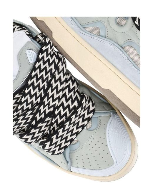 Lanvin White Curb Low-Top Sneakers for men